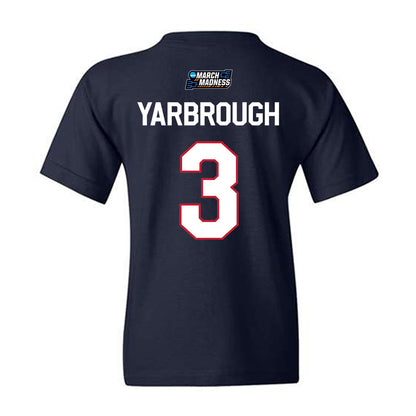 Samford - NCAA Women's Basketball : Kaylee Yarbrough - NCAA® March Madness® 2026 Youth T-Shirt-1