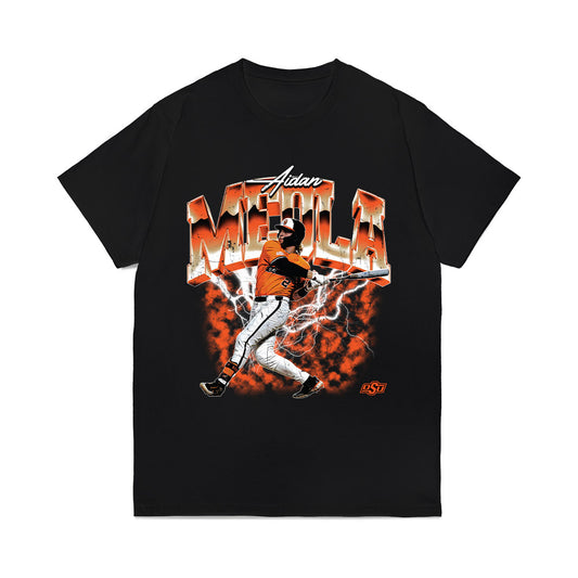Oklahoma State - NCAA Baseball : Aidan Meola - Collage Comfort Colors T-Shirt-0