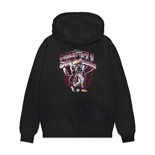 Texas A&M - NCAA Baseball : Caden Sorrell - Individual Collage Premium Hooded Sweatshirt-0