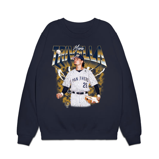 FIU - NCAA Baseball : Mario Trivella - Collage Premium Crewneck Sweatshirt-0