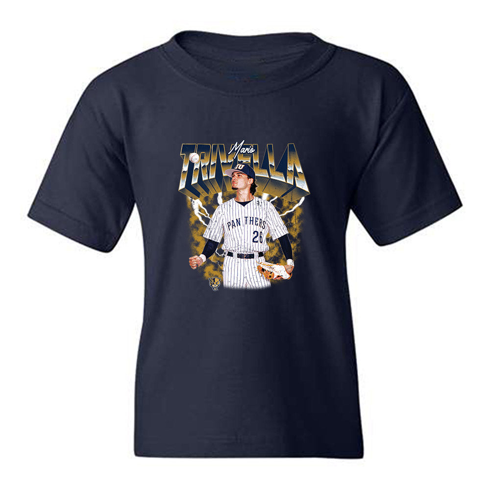 FIU - NCAA Baseball : Mario Trivella - Collage Youth T-Shirt-0