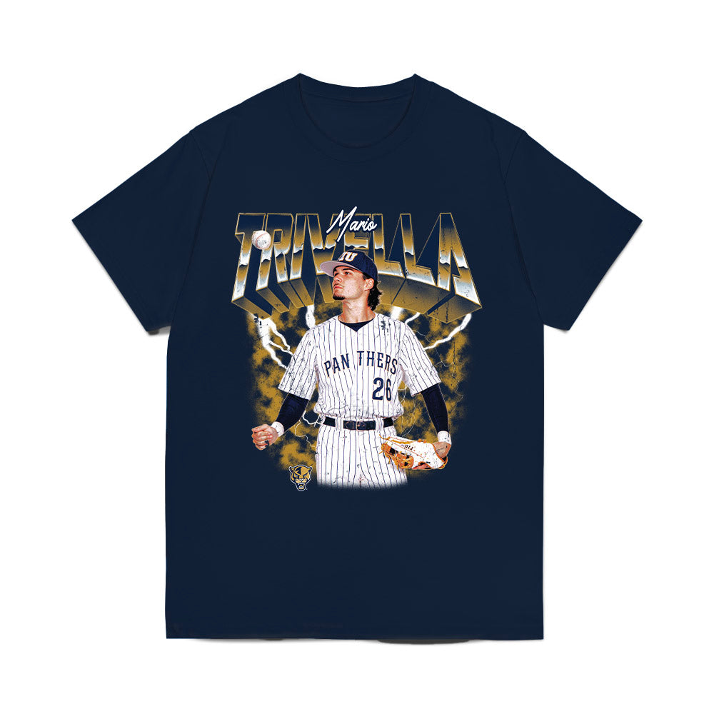 FIU - NCAA Baseball : Mario Trivella - Collage Comfort Colors T-Shirt-0