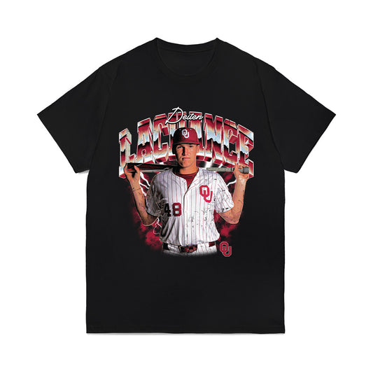 Oklahoma - NCAA Baseball : Deiten Lachance - Collage Comfort Colors T-Shirt-0