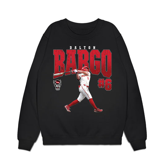 NC State - NCAA Baseball : Dalton Bargo - Collage Premium Crewneck Sweatshirt-0