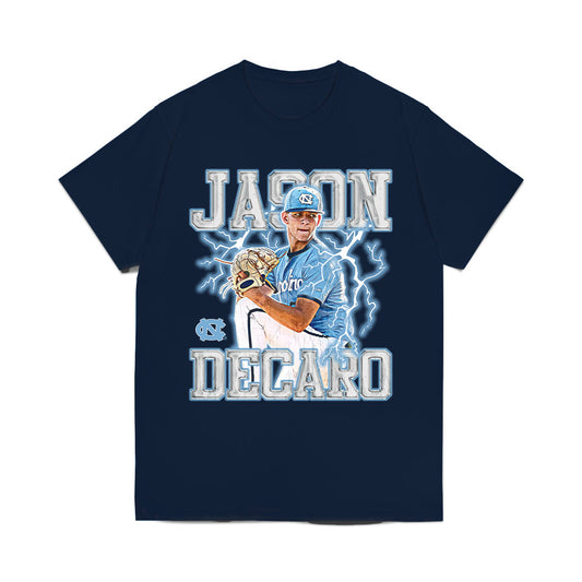 UNC - NCAA Baseball : Jason DeCaro - Comfort Colors T-Shirt-0