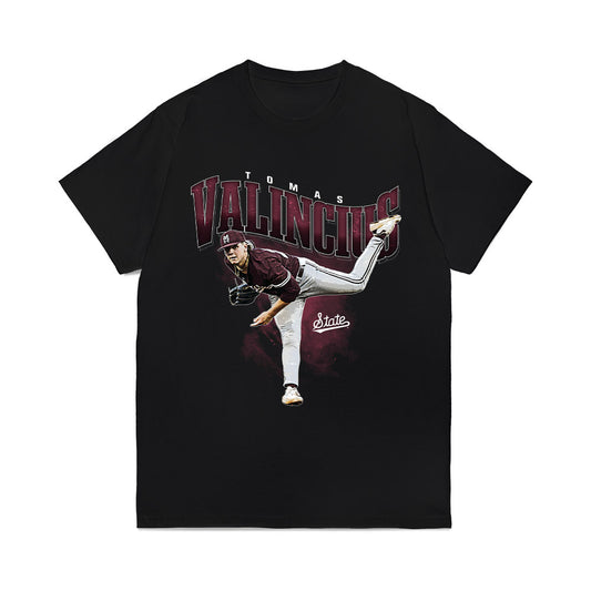 Mississippi State - NCAA Baseball : Tomas Valincius - Collage Comfort Colors T-Shirt-0