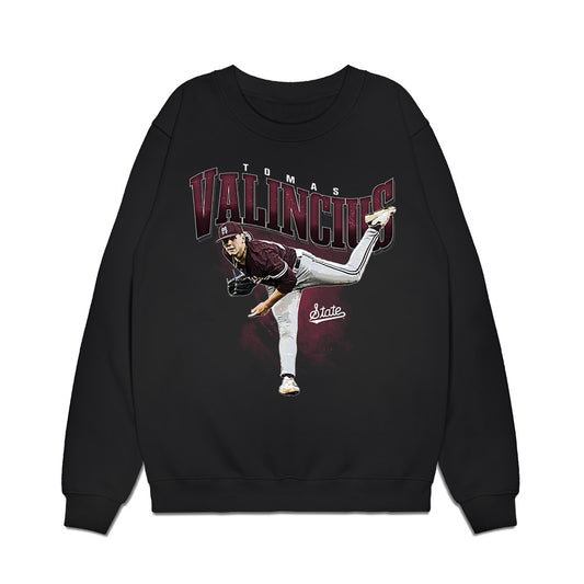Mississippi State - NCAA Baseball : Tomas Valincius - Collage Premium Crewneck Sweatshirt-0