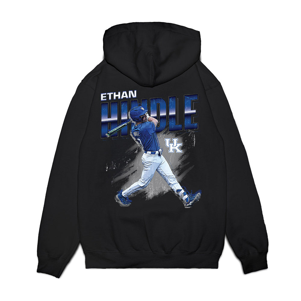 Kentucky - NCAA Baseball : Ethan Hindle - Collage Premium Hooded Sweatshirt-1