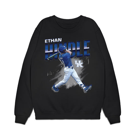 Kentucky - NCAA Baseball : Ethan Hindle - Collage Premium Crewneck Sweatshirt-0