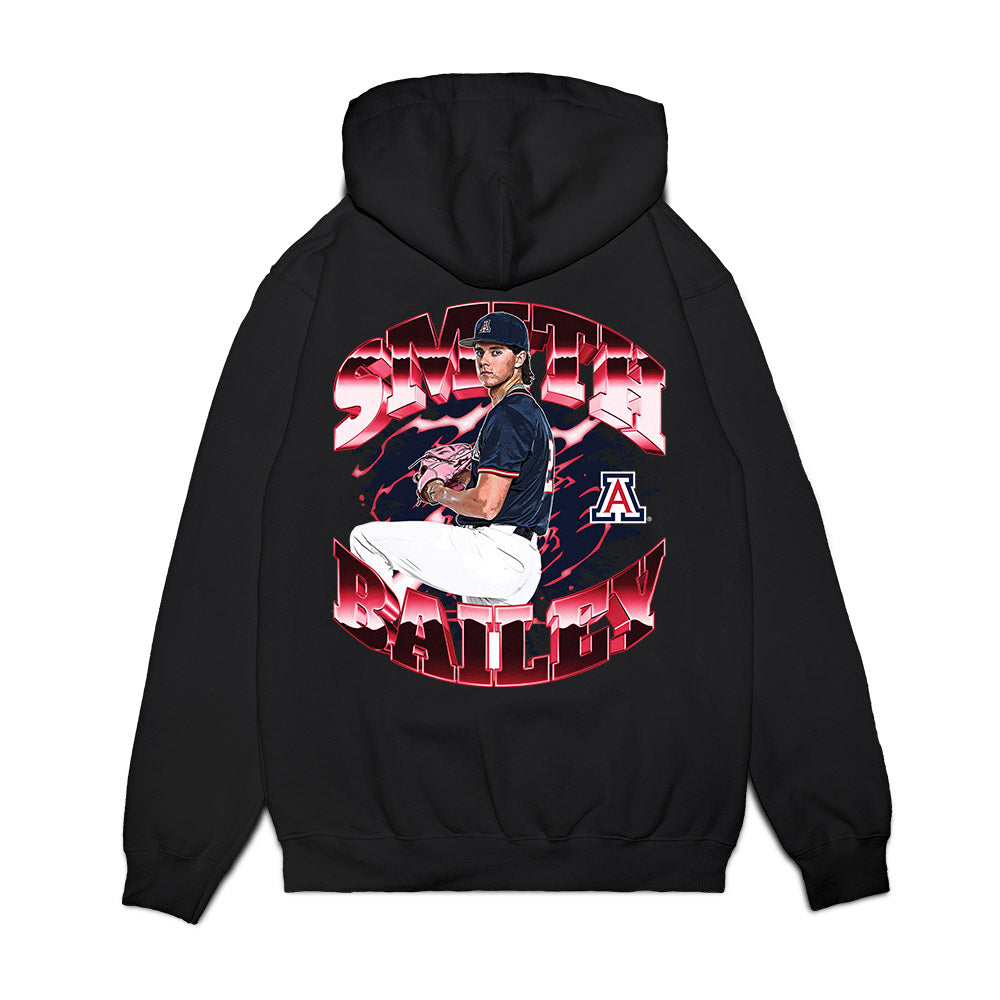 Arizona - NCAA Baseball : Smith Bailey - Collage Premium Hooded Sweatshirt-1
