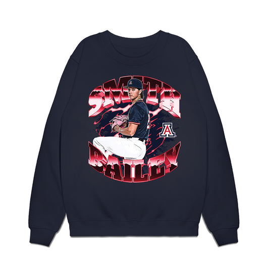 Arizona - NCAA Baseball : Smith Bailey - Collage Premium Crewneck Sweatshirt-0