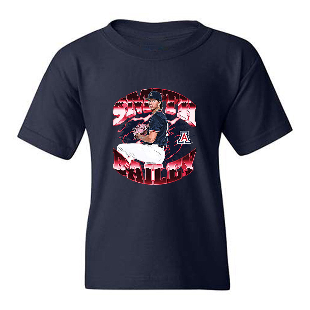 Arizona - NCAA Baseball : Smith Bailey - Collage Youth T-Shirt-0