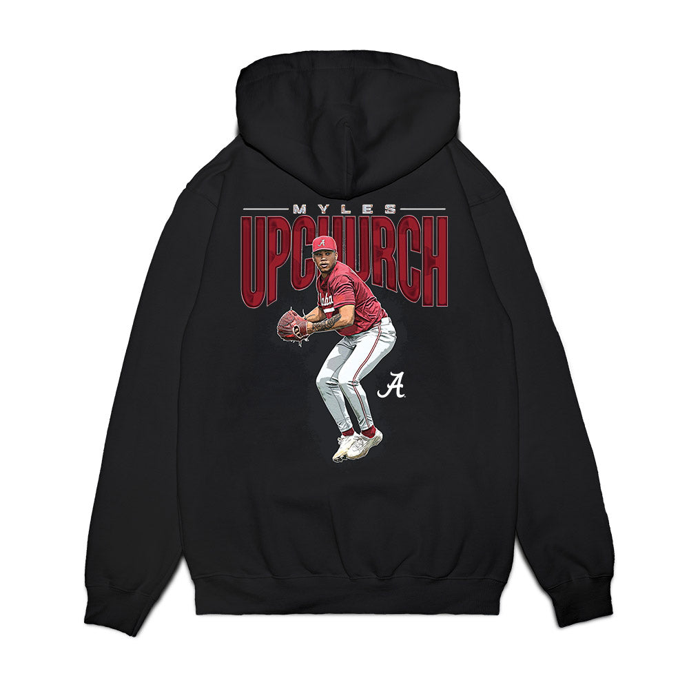 Alabama - NCAA Baseball : Myles Upchurch - Premium Hooded Sweatshirt-1