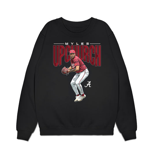 Alabama - NCAA Baseball : Myles Upchurch - Collage Premium Crewneck Sweatshirt-0