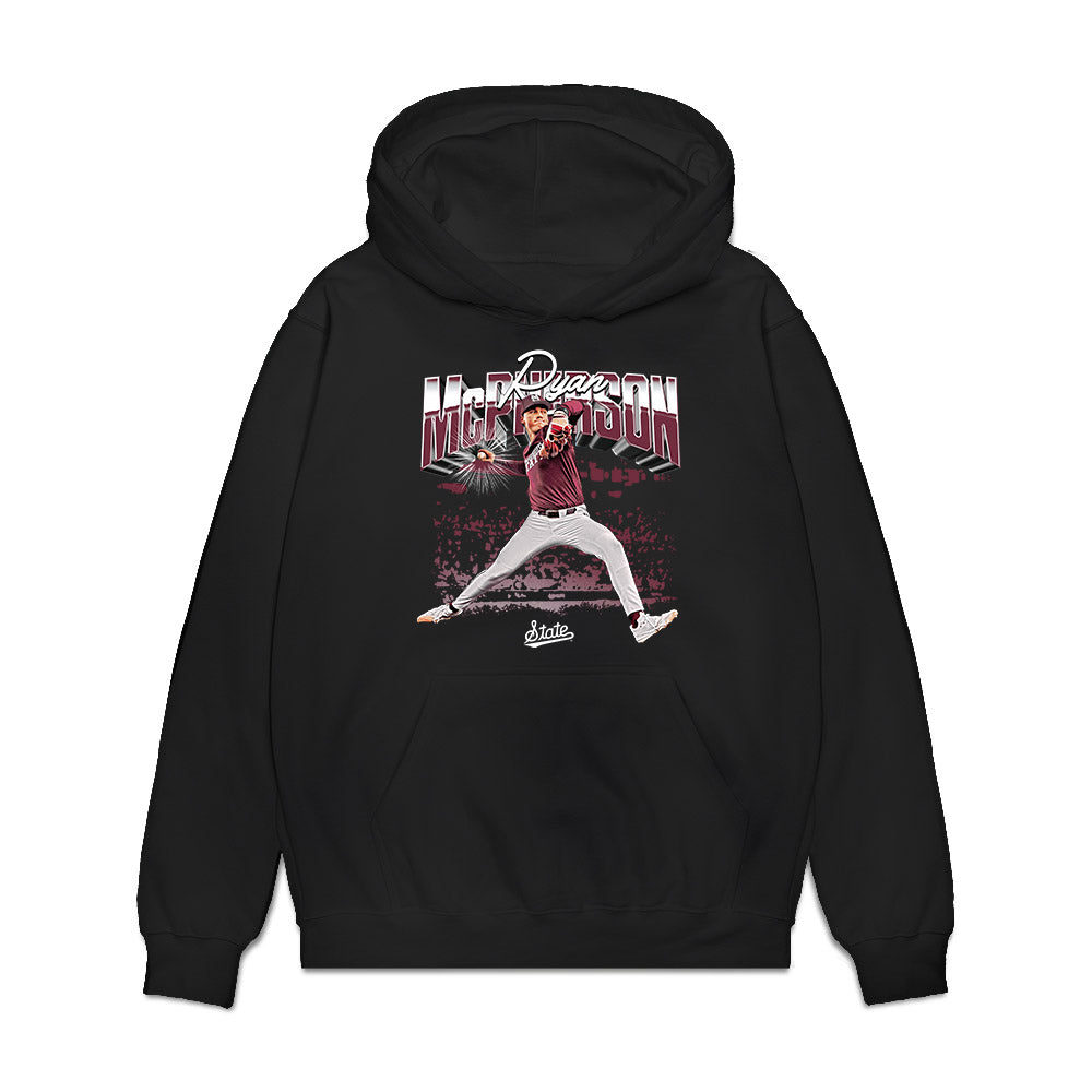 Mississippi State - NCAA Baseball : Ryan McPherson - Collage Premium Hooded Sweatshirt-0