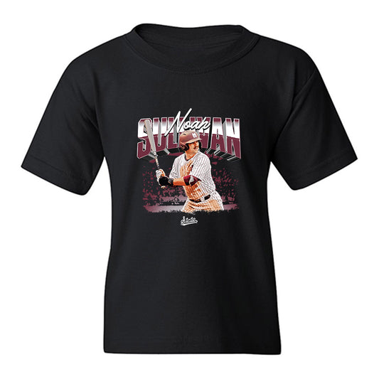 Mississippi State - NCAA Baseball : Noah Sullivan - Collage Youth T-Shirt-0