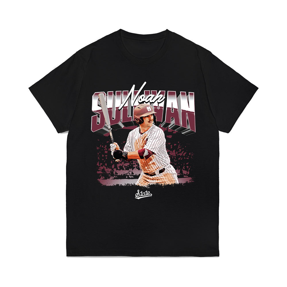 Mississippi State - NCAA Baseball : Noah Sullivan - Collage Comfort Colors T-Shirt-0