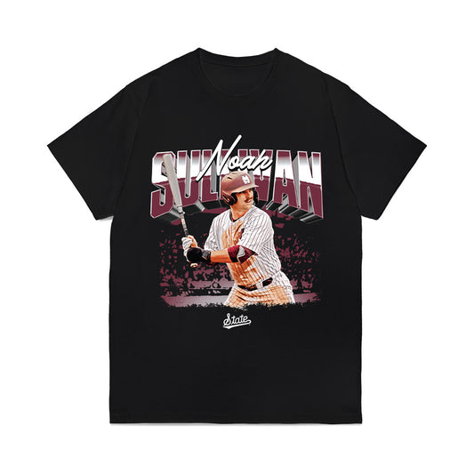 Mississippi State - NCAA Baseball : Noah Sullivan - Collage Comfort Colors T-Shirt-0