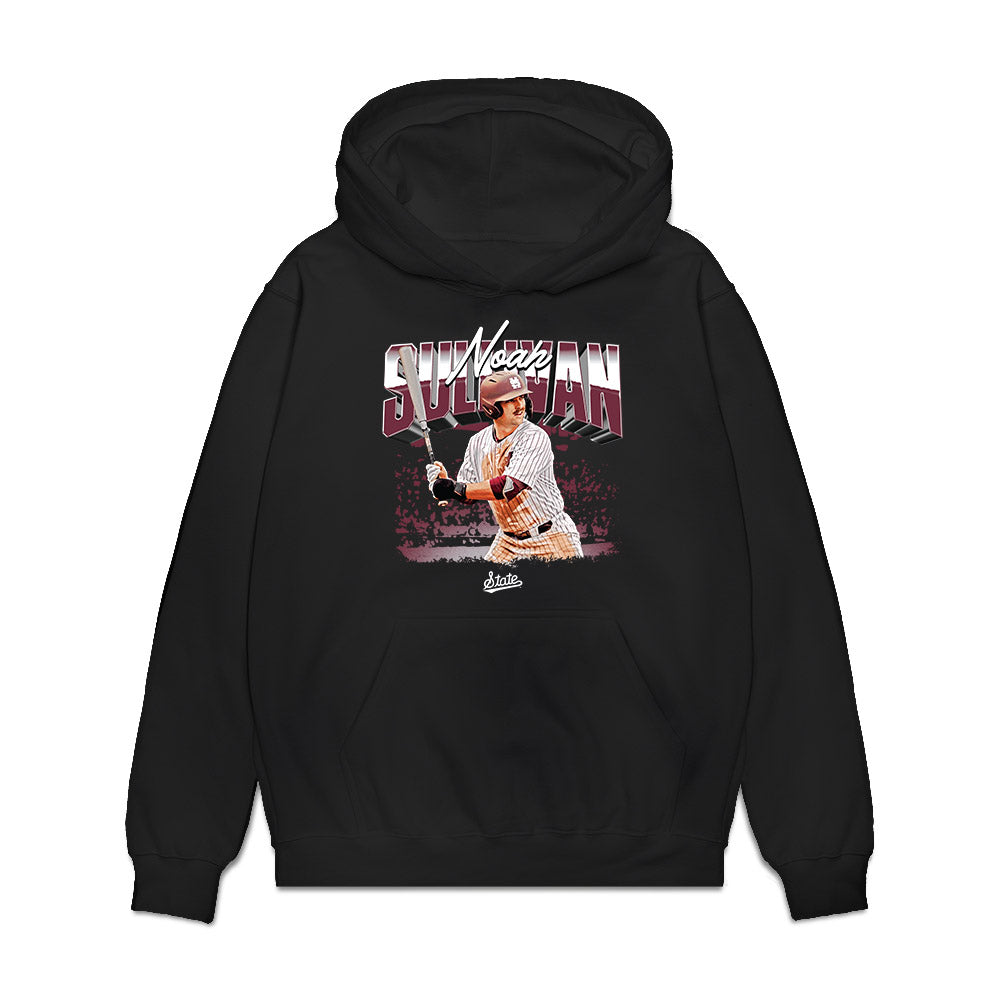 Mississippi State - NCAA Baseball : Noah Sullivan - Collage Premium Hooded Sweatshirt-0