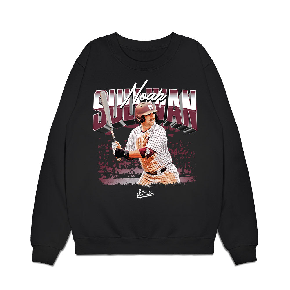 Mississippi State - NCAA Baseball : Noah Sullivan - Collage Premium Crewneck Sweatshirt-0