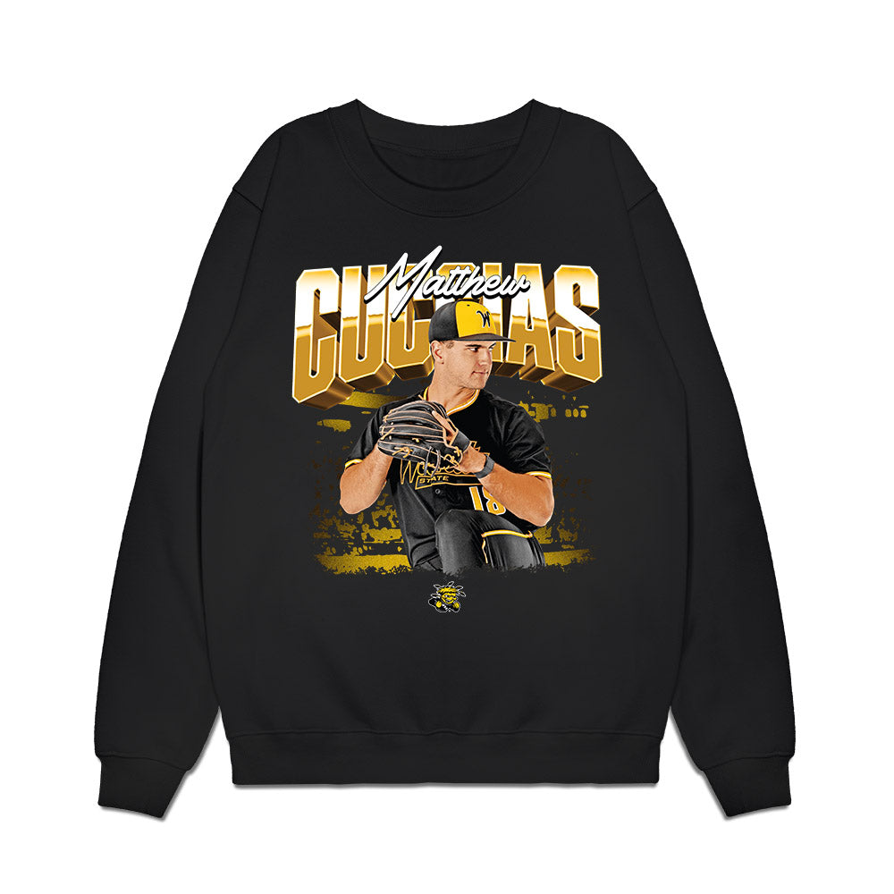 Wichita State - NCAA Baseball : Matthew Cuccias - Collage Premium Crewneck Sweatshirt-0