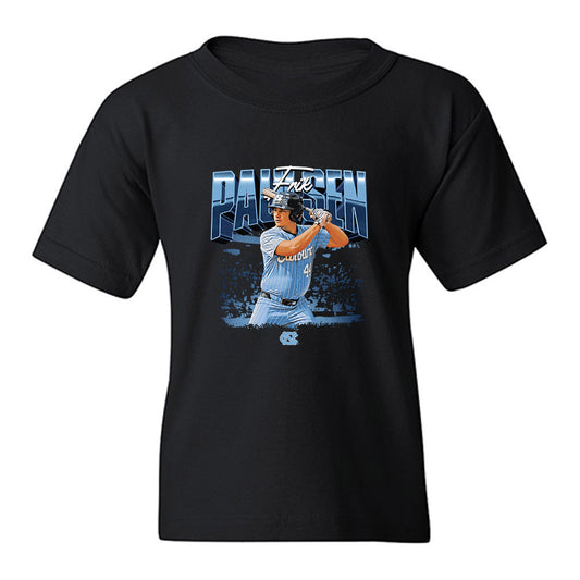 UNC - NCAA Baseball : Erik Paulsen - Collage Youth T-Shirt-0