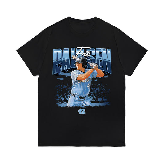 UNC - NCAA Baseball : Erik Paulsen - Collage Comfort Colors T-Shirt-0