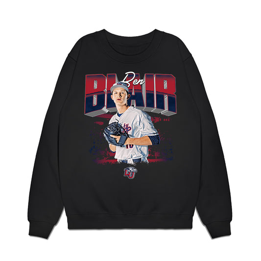 Liberty - NCAA Baseball : Ben Blair - Collage Premium Crewneck Sweatshirt-0