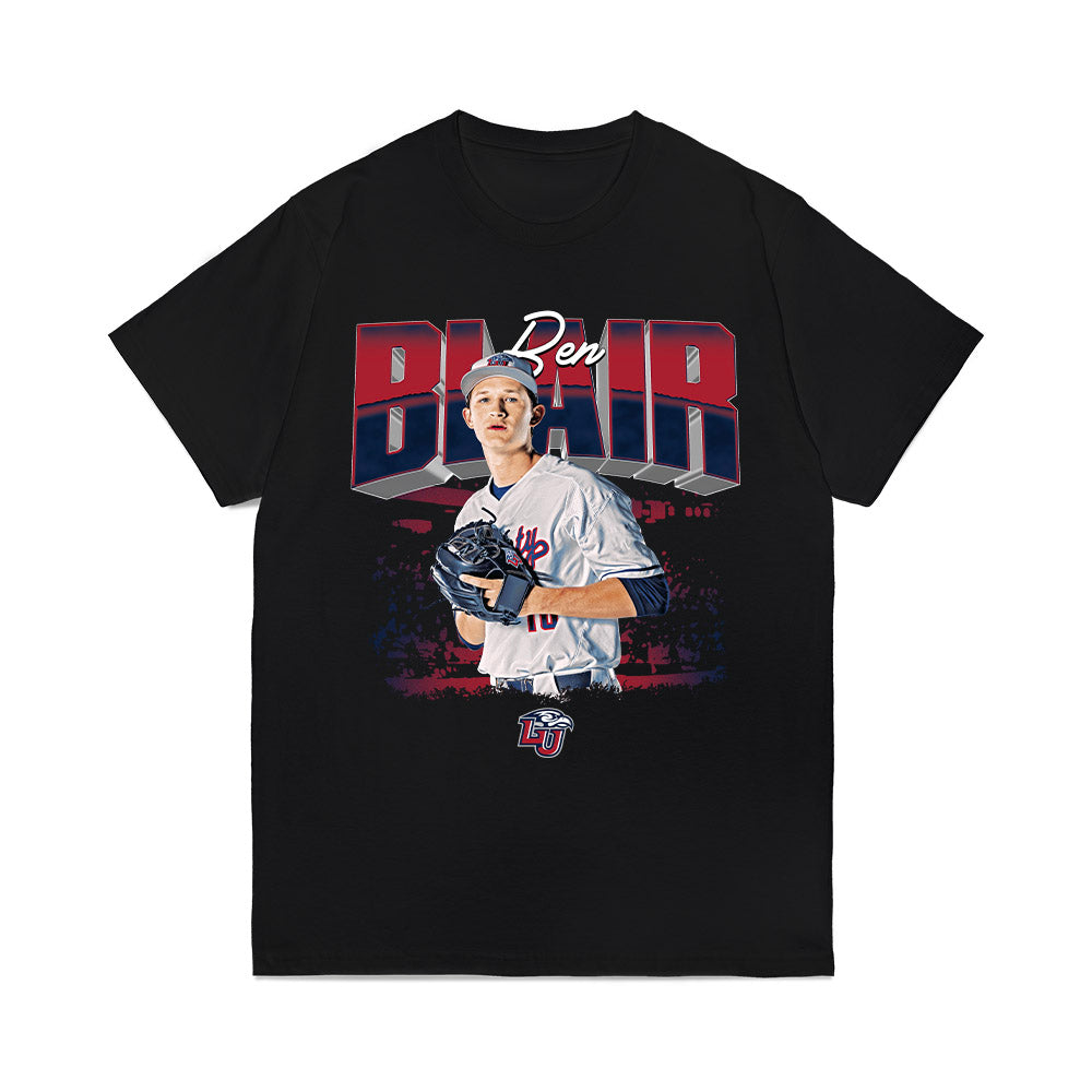 Liberty - NCAA Baseball : Ben Blair - Collage Comfort Colors T-Shirt-0
