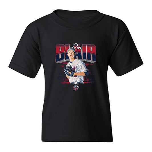 Liberty - NCAA Baseball : Ben Blair - Collage Youth T-Shirt-0
