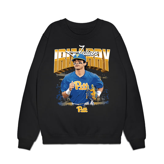 Pittsburgh - NCAA Baseball : Julian Irizarry - Collage Premium Crewneck Sweatshirt-0