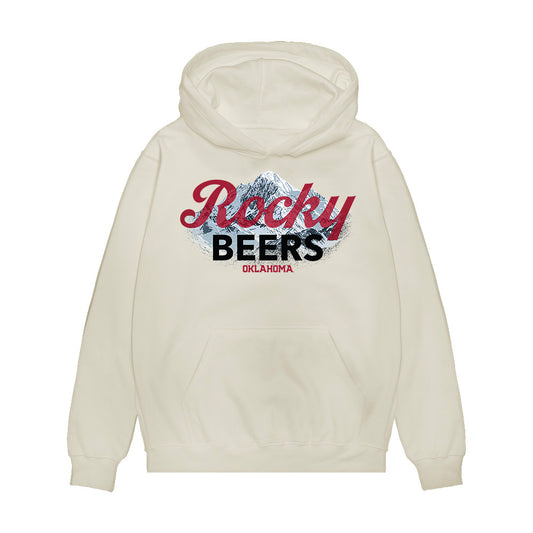 Oklahoma - NCAA Football : Rocky Beers - Graphic Premium Hooded Sweatshirt-0