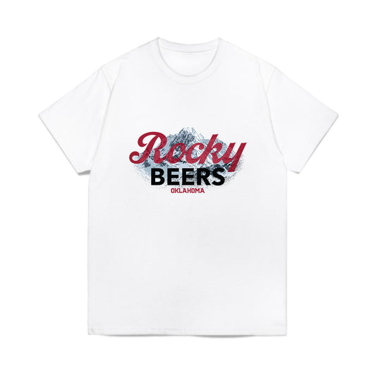 Oklahoma - NCAA Football : Rocky Beers - Graphic Comfort Colors T-Shirt-0