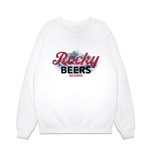 Oklahoma - NCAA Football : Rocky Beers - Graphic Premium Crewneck Sweatshirt-0