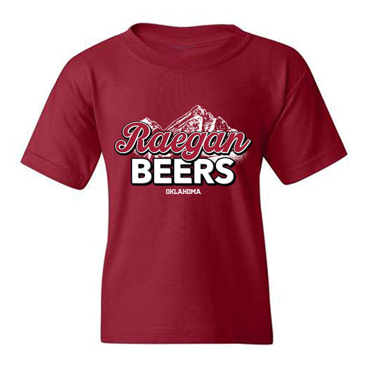 Oklahoma - NCAA Women's Basketball : Raegan Beers - Graphic Youth T-Shirt-0