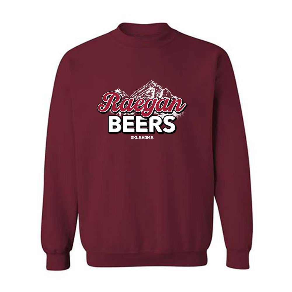 Oklahoma - NCAA Women's Basketball : Raegan Beers - Graphic Crewneck Sweatshirt-0