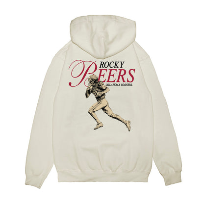 Oklahoma - NCAA Football : Rocky Beers - Legacy Premium Hooded Sweatshirt-1