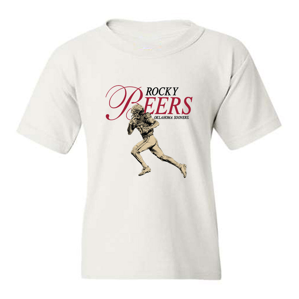 Oklahoma - NCAA Football : Rocky Beers - Legacy Youth T-Shirt-0