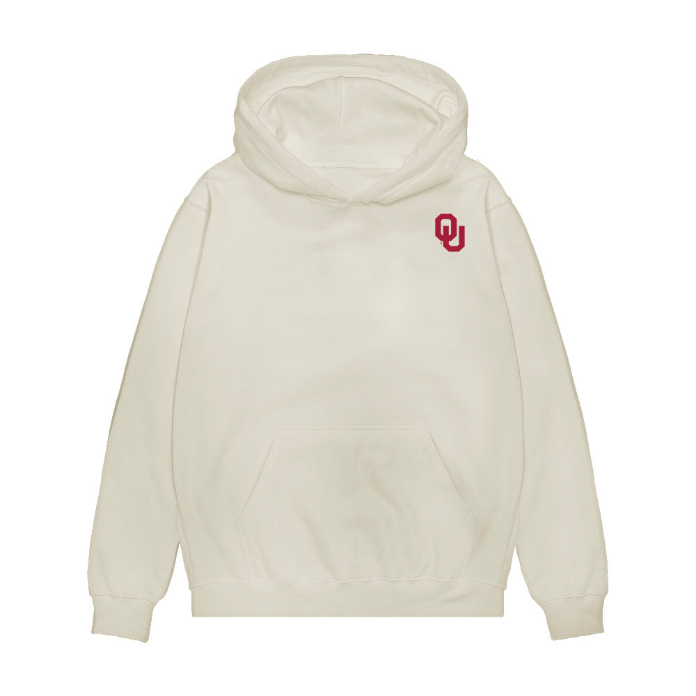 Oklahoma - NCAA Women's Basketball : Raegan Beers - Legacy Premium Hooded Sweatshirt-0