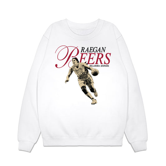 Oklahoma - NCAA Women's Basketball : Raegan Beers - Legacy Premium Crewneck Sweatshirt-0