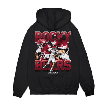 Oklahoma - NCAA Football : Rocky Beers - Collage Premium Hooded Sweatshirt-1