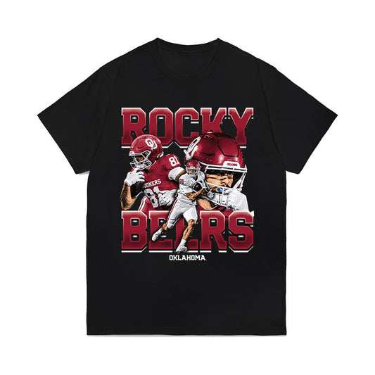 Oklahoma - NCAA Football : Rocky Beers - Collage Comfort Colors T-Shirt-0