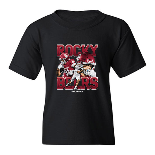 Oklahoma - NCAA Football : Rocky Beers - Collage Youth T-Shirt-0
