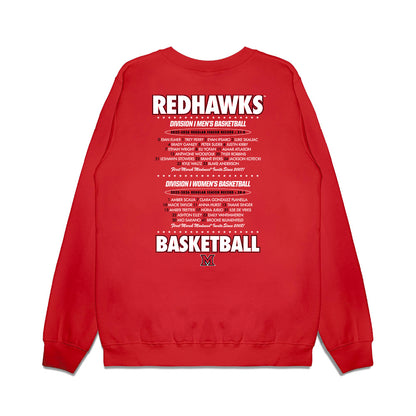 Miami of Ohio - NCAA Men's Basketball : - Roster List Premium Crewneck Sweatshirt-1