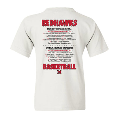 Miami of Ohio - NCAA Women's Basketball : - Roster List Youth T-Shirt-1