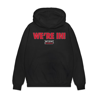 Miami of Ohio - NCAA Men's Basketball : - Roster List Premium Hooded Sweatshirt-0