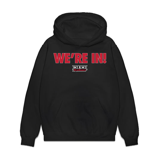 Miami of Ohio - NCAA Men's Basketball : - Roster List Premium Hooded Sweatshirt-0