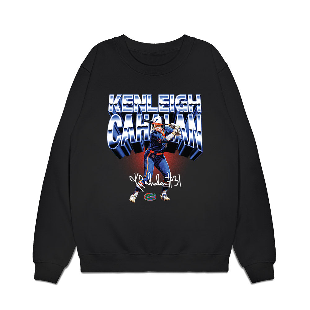 Florida - NCAA Softball : Kenleigh Cahalan - Collage Premium Crewneck Sweatshirt-0