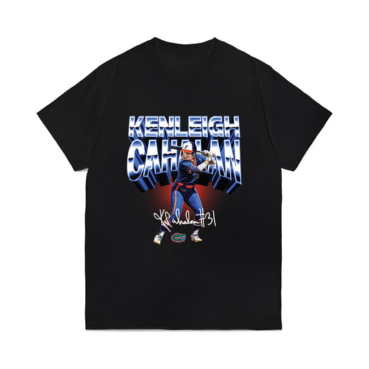 Florida - NCAA Softball : Kenleigh Cahalan - Collage Comfort Colors T-Shirt-0