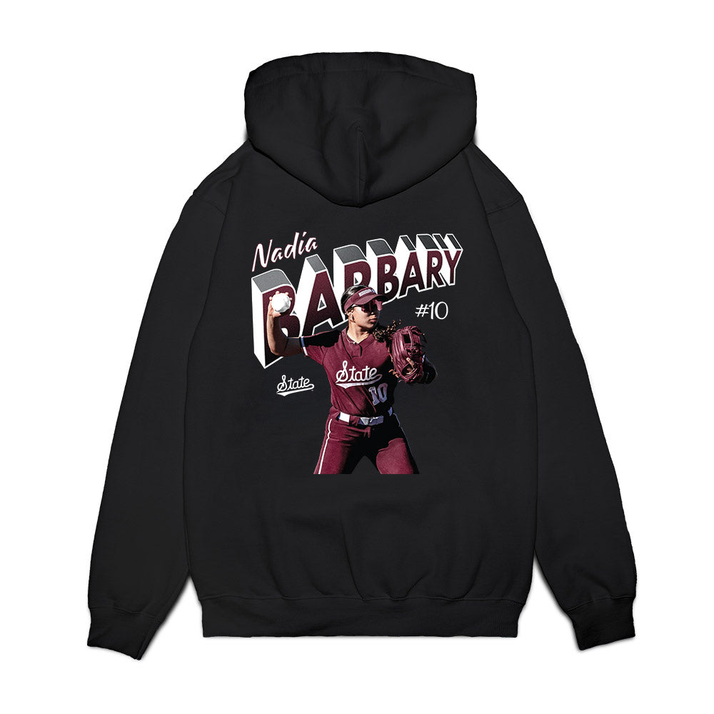 Mississippi State - NCAA Softball : Nadia Barbary - Collage Premium Hooded Sweatshirt-1